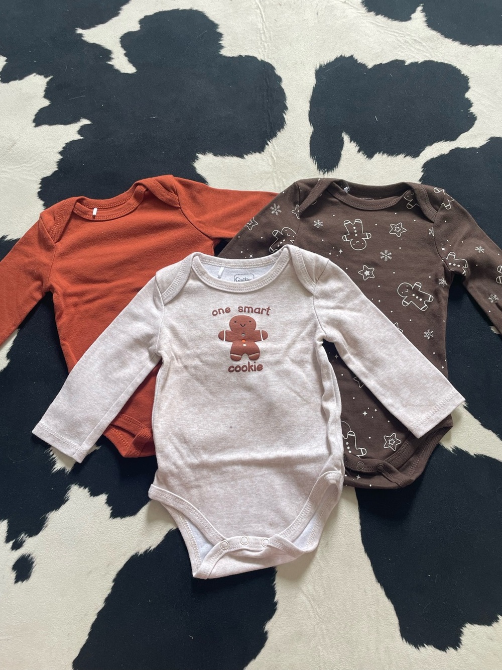 Gingerbread Onesie Set - 3 pack